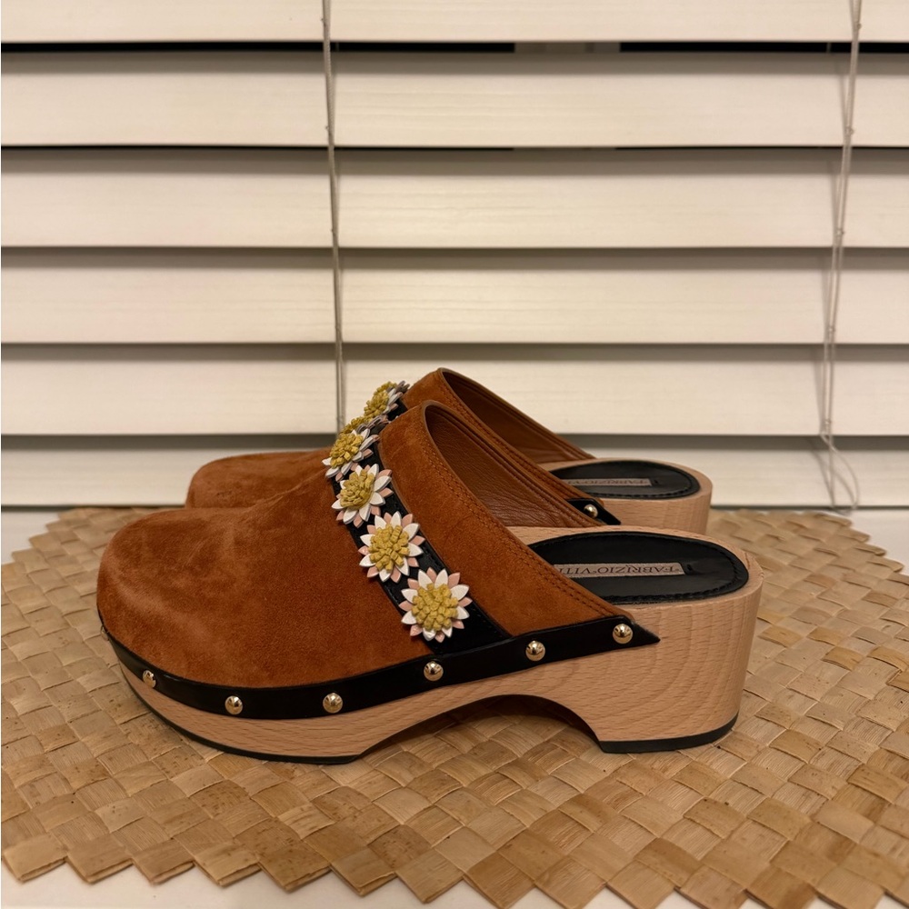 FABRIZZIO VITTI flower clogs - Picture 4 of 7